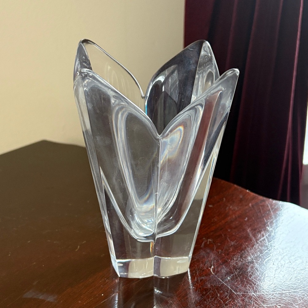 Orrefors Glass Tulip Vase